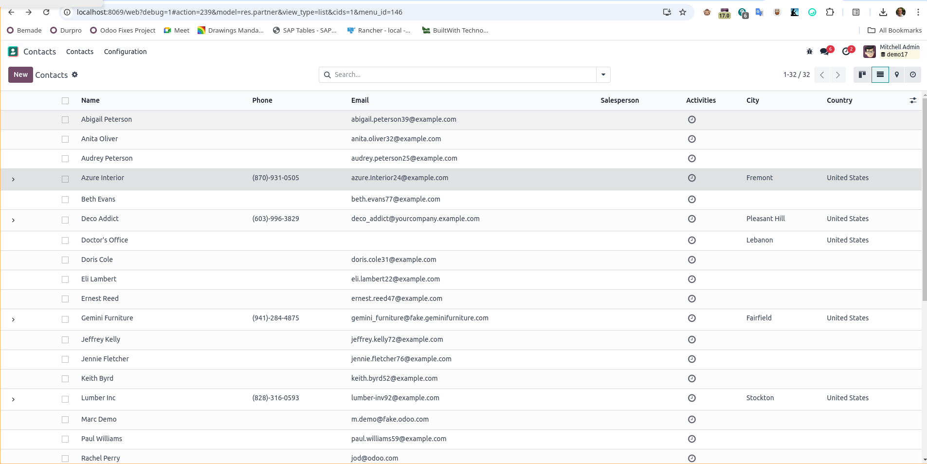 Collapsed Tree View